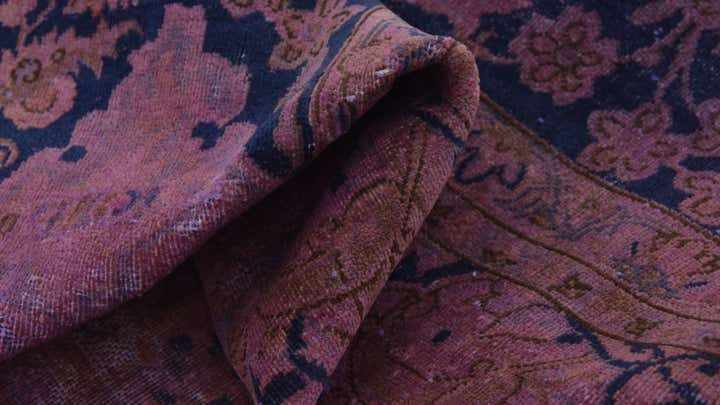 9' 7 x 13' 9 Hand Knotted Ultra Vintage Persian Wool Rug