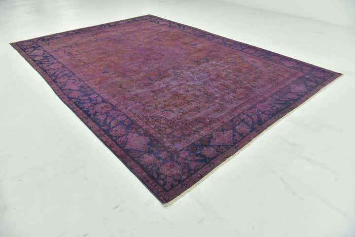 9' 7 x 13' 9 Hand Knotted Ultra Vintage Persian Wool Rug