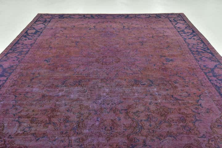 9' 7 x 13' 9 Hand Knotted Ultra Vintage Persian Wool Rug