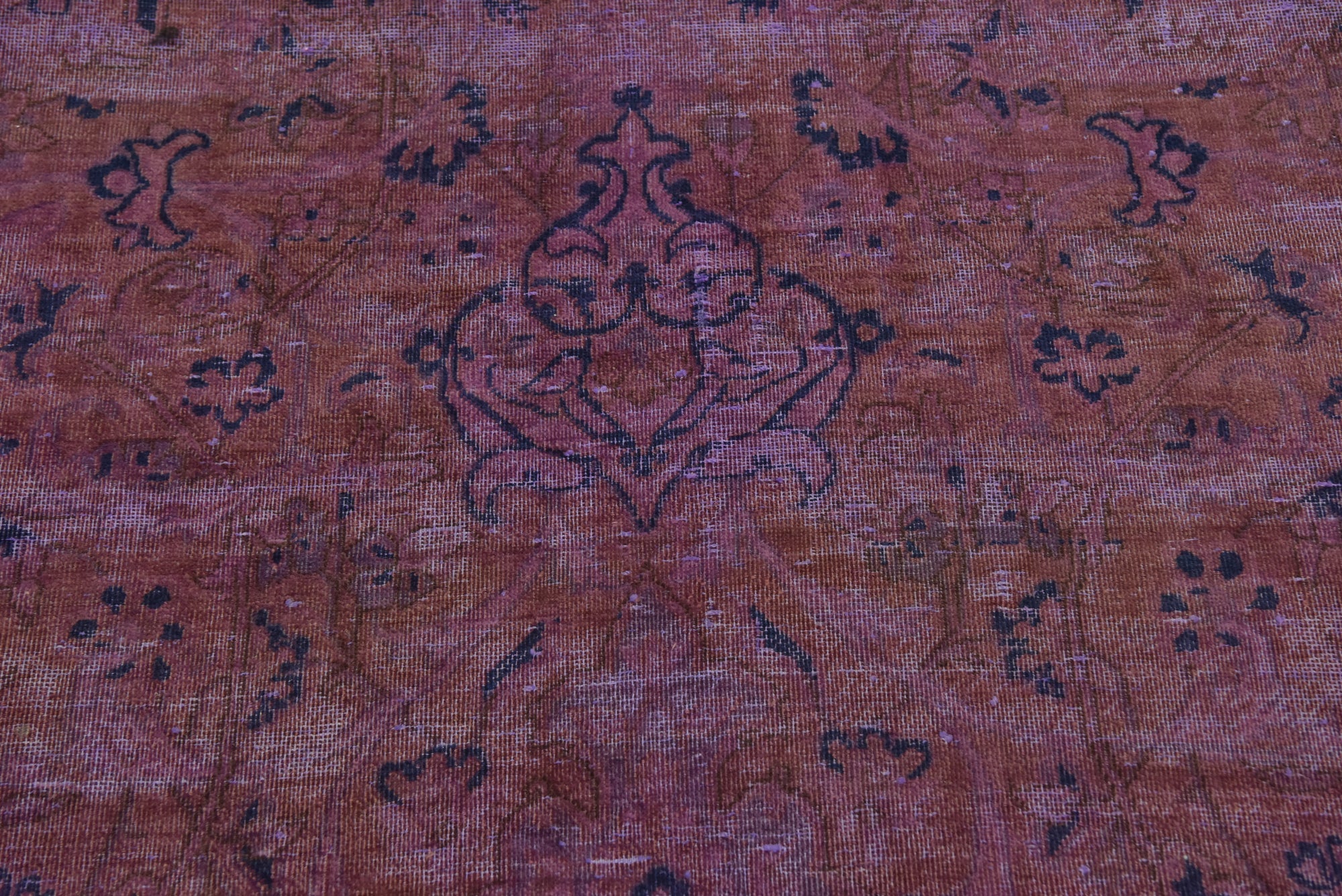 9' 7 x 13' 9 Hand Knotted Ultra Vintage Persian Wool Rug