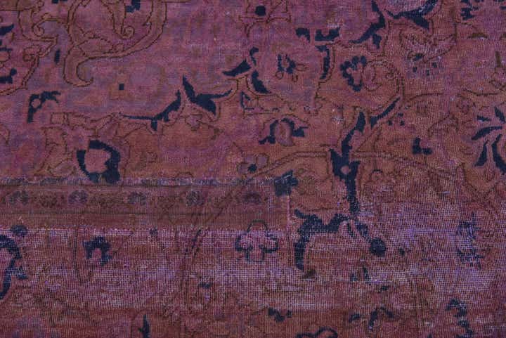 9' 7 x 13' 9 Hand Knotted Ultra Vintage Persian Wool Rug
