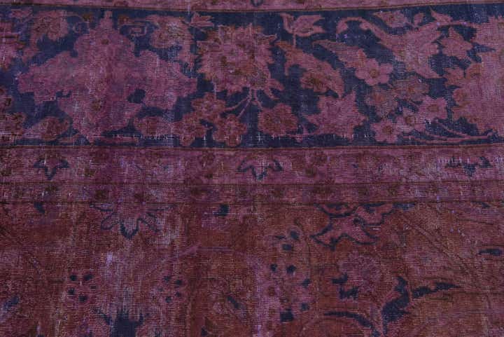 9' 7 x 13' 9 Hand Knotted Ultra Vintage Persian Wool Rug