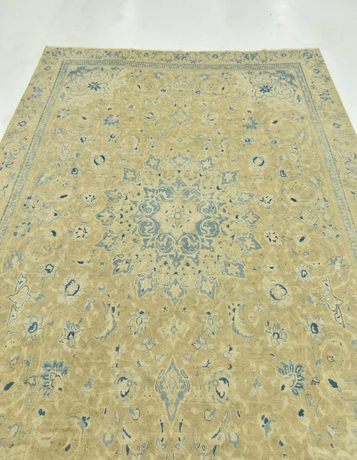 Detail image of 8' 8 x 11' 9 Hand Knotted Ultra Vintage Persian Wool Rug