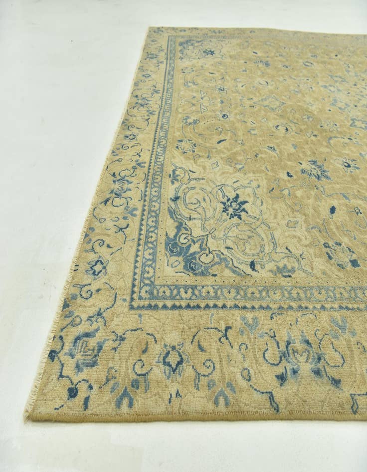 Detail image of 8' 8 x 11' 9 Hand Knotted Ultra Vintage Persian Wool Rug