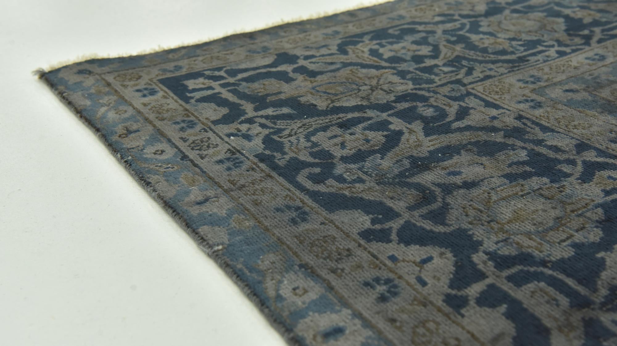 7' 9 x 10' 10 Hand Knotted Ultra Vintage Persian Wool Rug