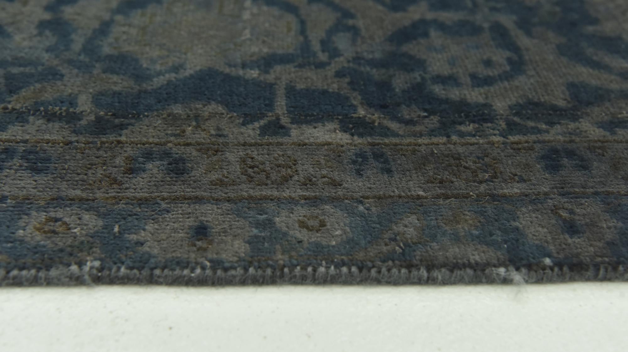 7' 9 x 10' 10 Hand Knotted Ultra Vintage Persian Wool Rug
