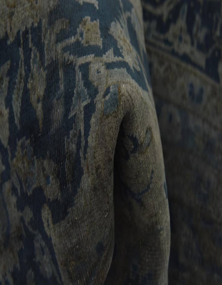 Detail image of 7' 9 x 10' 10  Hand Knotted Ultra Vintage Persian Wool Rug