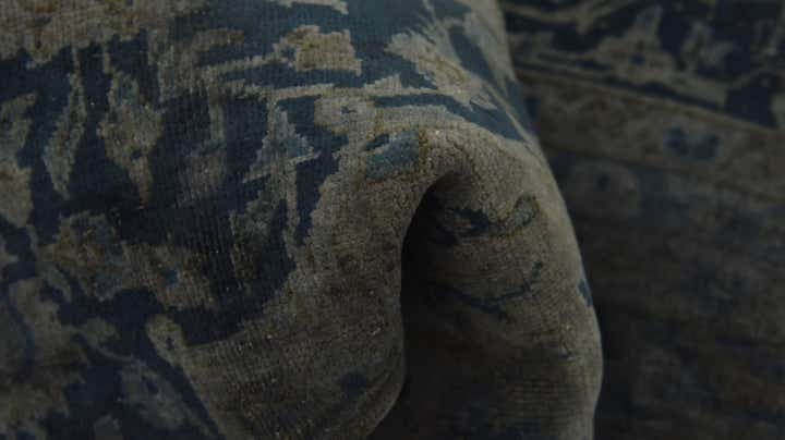 7' 9 x 10' 10 Hand Knotted Ultra Vintage Persian Wool Rug