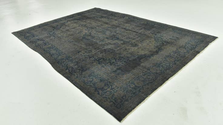 Detail image of 7' 9 x 10' 10 Hand Knotted Ultra Vintage Persian Wool Rug