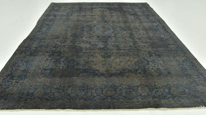 7' 9 x 10' 10 Hand Knotted Ultra Vintage Persian Wool Rug