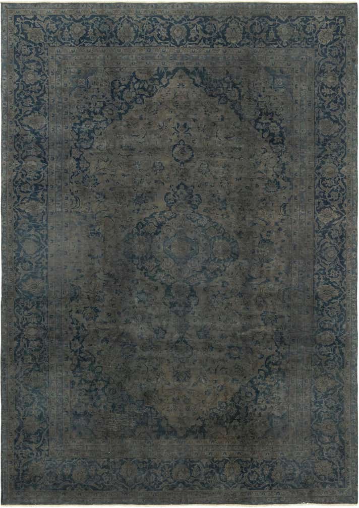 7' 9 x 10' 10 Hand Knotted Ultra Vintage Persian Wool Rug
