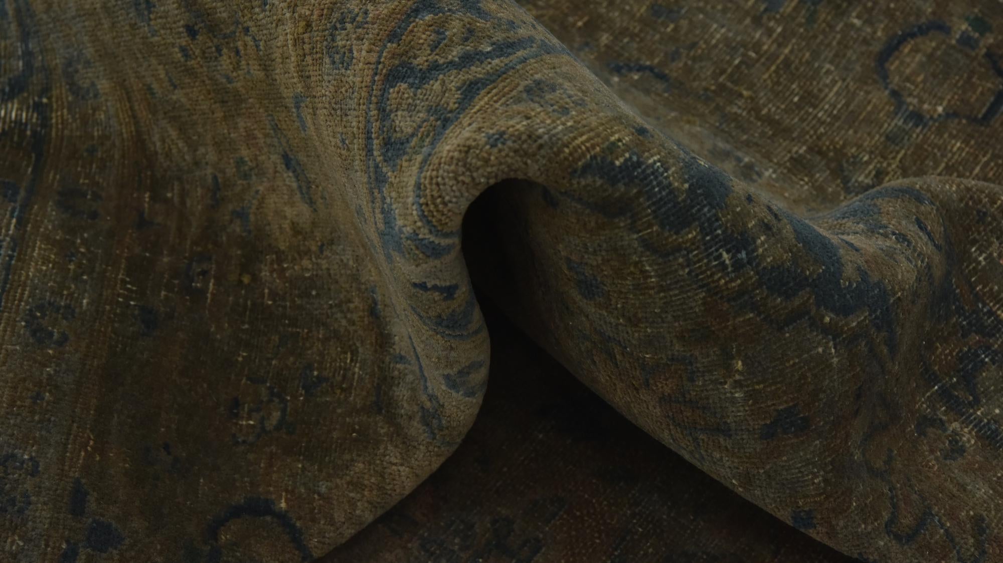9' 9 x 12' 8 Hand Knotted Ultra Vintage Persian Wool Rug
