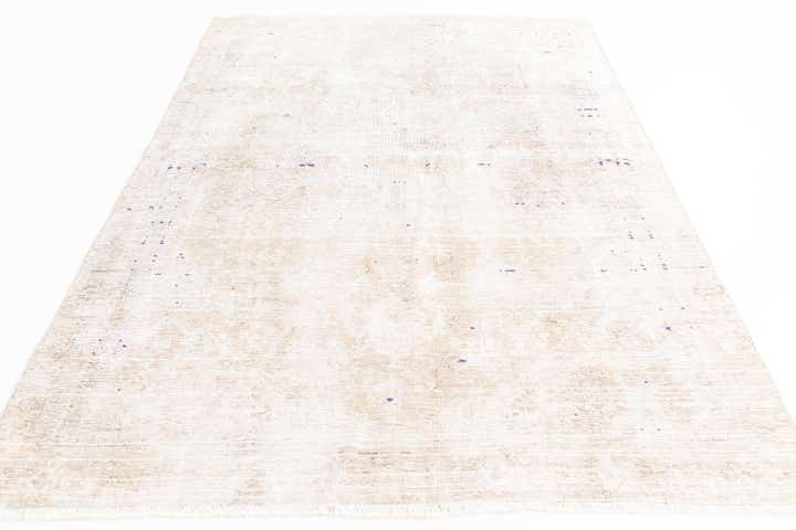 5' 7 x 8' 7 Hand Knotted Ultra Vintage Persian Wool Rug