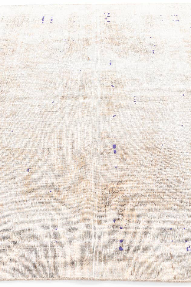 Detail image of 5' 7 x 8' 7 Hand Knotted Ultra Vintage Persian Wool Rug