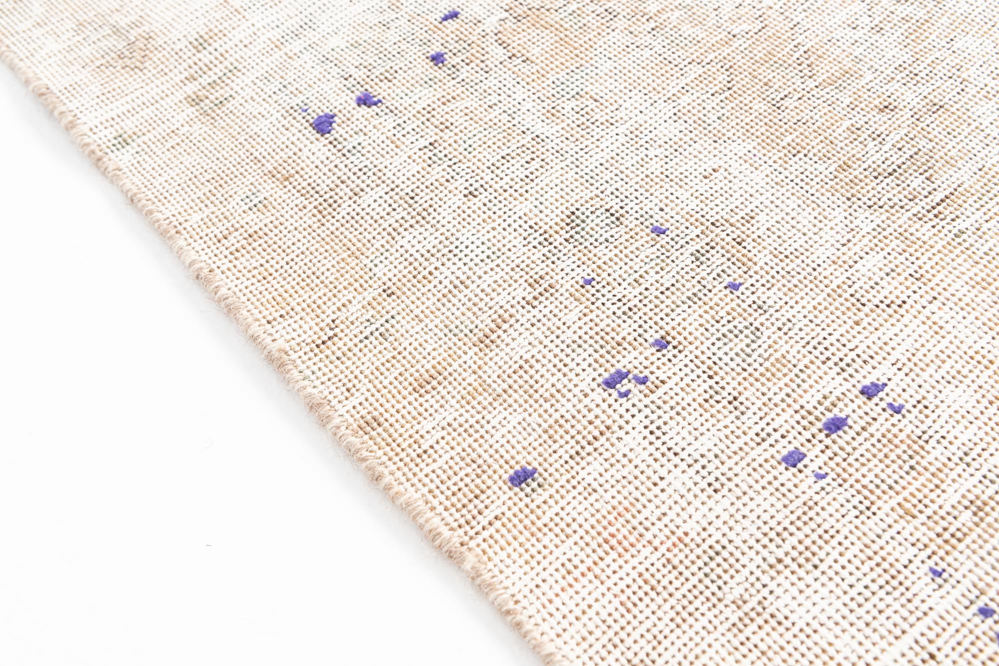 5' 7 x 8' 7 Hand Knotted Ultra Vintage Persian Wool Rug