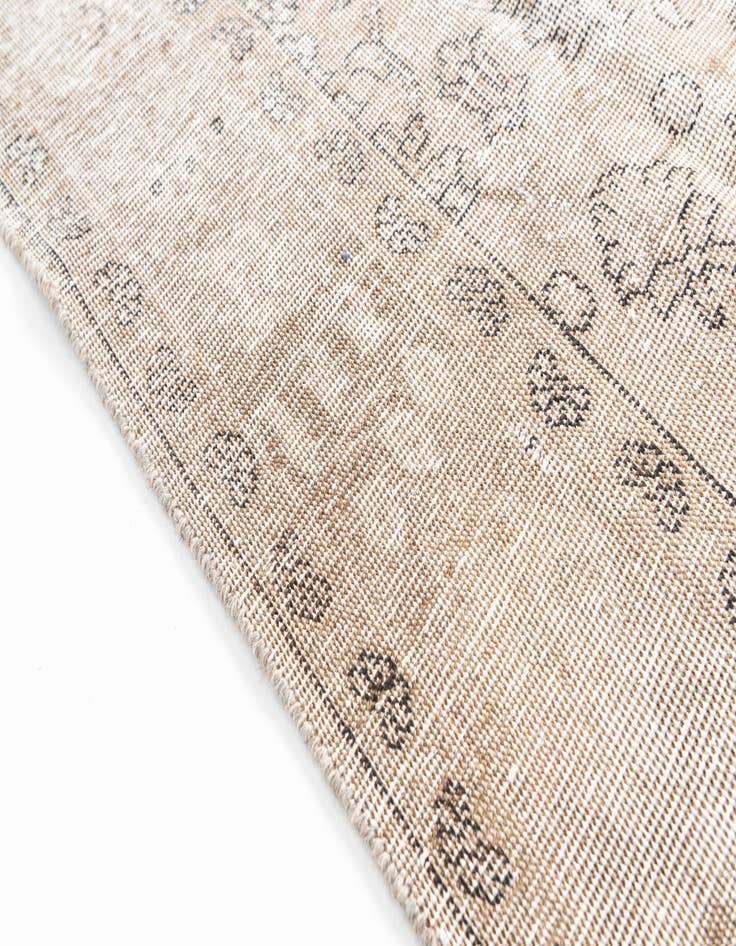 Detail image of 6' 4 x 9'  Hand Knotted Ultra Vintage Persian Wool Rug