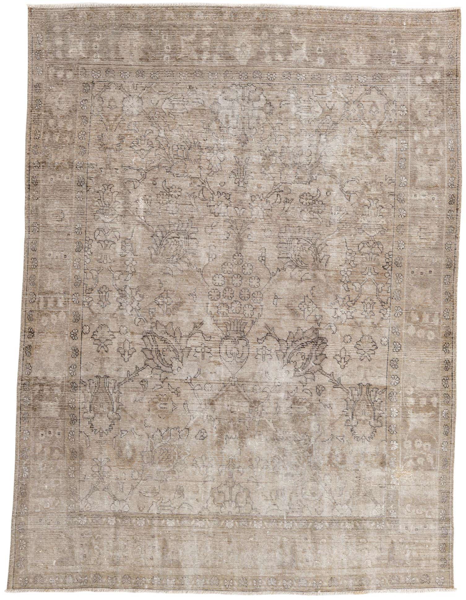 Primary image 6' 4 x 9'  Hand Knotted Ultra Vintage Persian Wool Rug