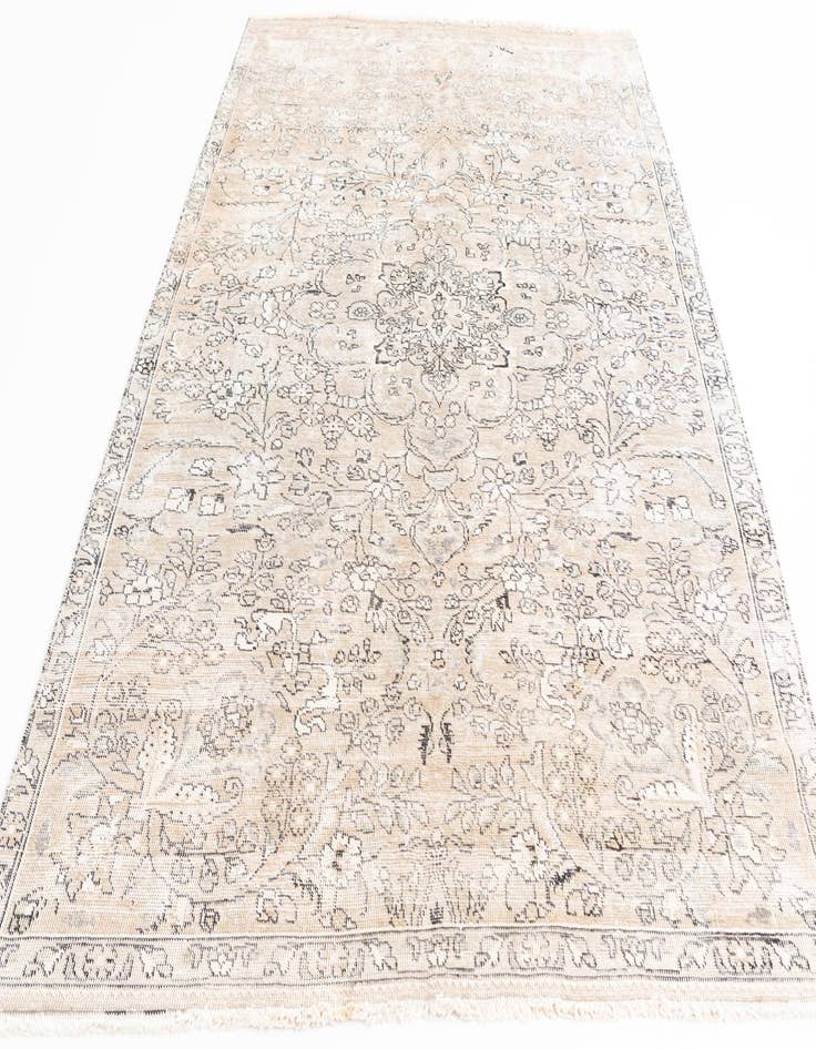 Detail image of 5' 8 x 9' 3  Hand Knotted Ultra Vintage Persian Wool Rug