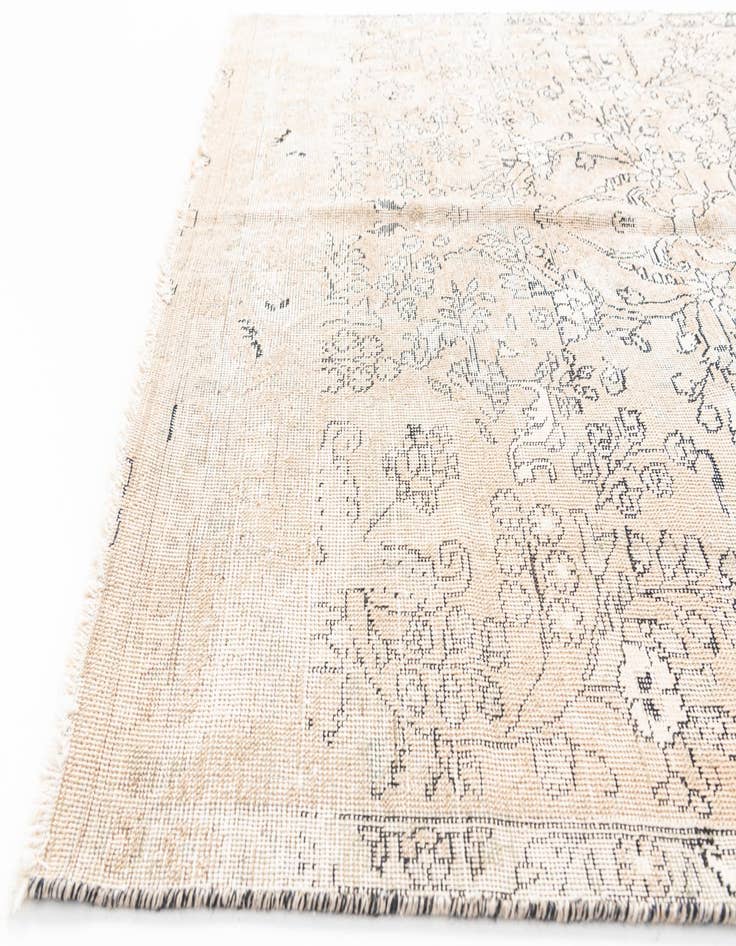 Detail image of 5' 8 x 9' 3  Hand Knotted Ultra Vintage Persian Wool Rug