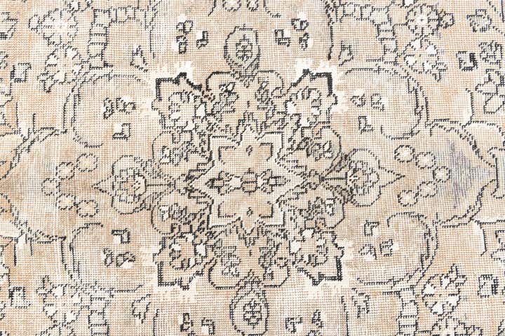 5' 8 x 9' 3 Hand Knotted Ultra Vintage Persian Wool Rug