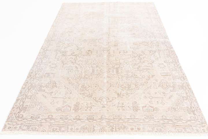 5' x 8' 3 Hand Knotted Ultra Vintage Persian Wool Rug