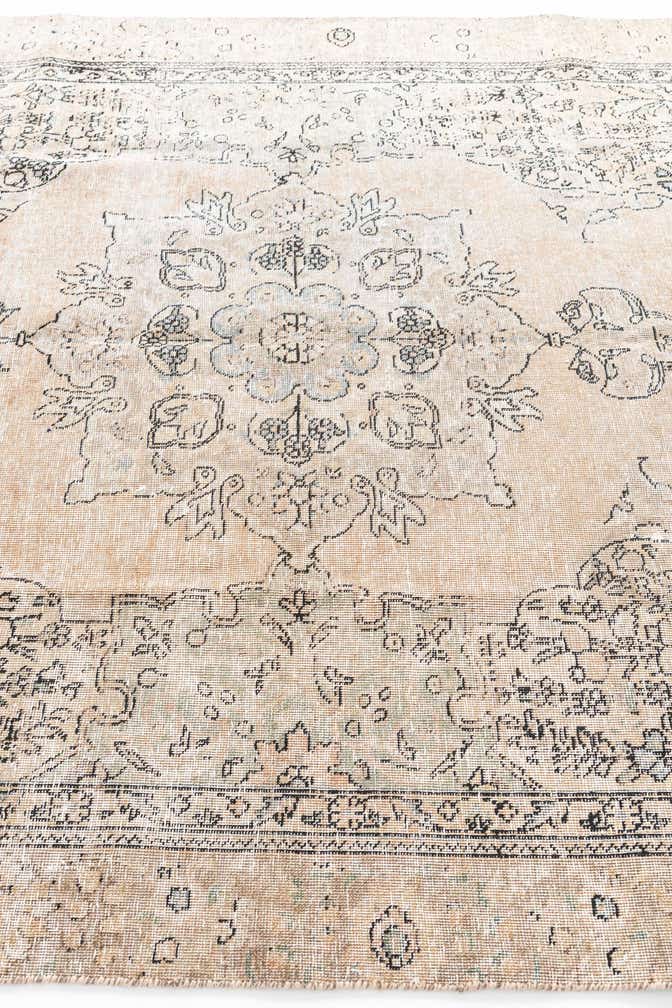 6' 3 x 9' 2 Hand Knotted Ultra Vintage Persian Wool Rug