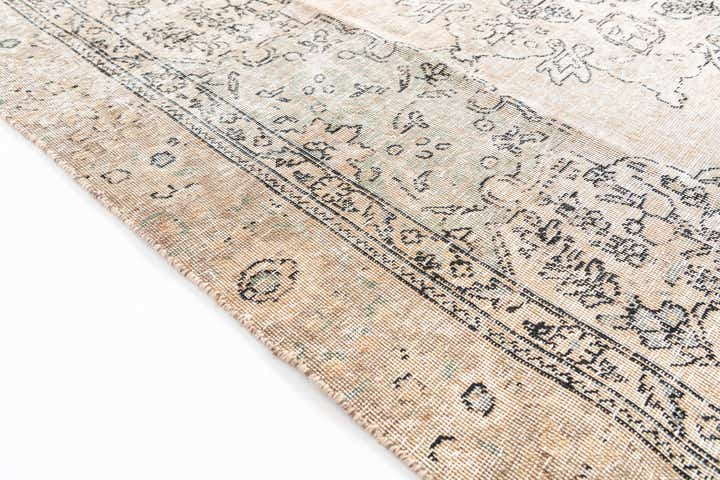 6' 3 x 9' 2 Hand Knotted Ultra Vintage Persian Wool Rug