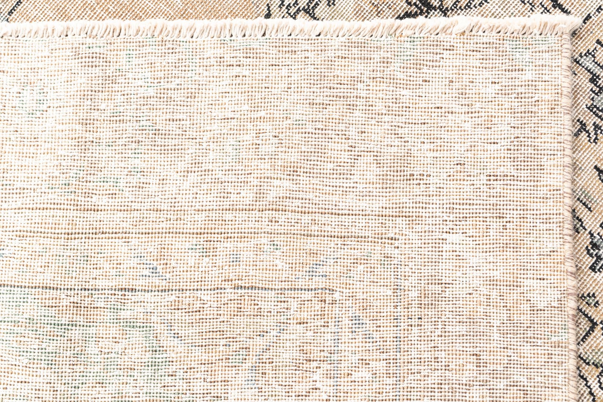6' 3 x 9' 2 Hand Knotted Ultra Vintage Persian Wool Rug
