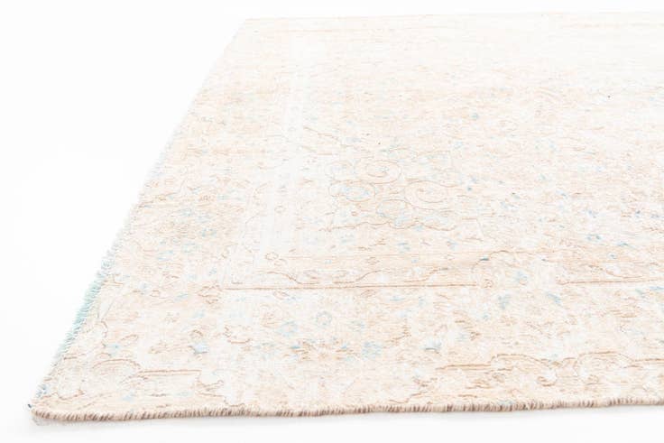 Detail image of 7' 8 x 10' 8 Hand Knotted Ultra Vintage Persian Wool Rug