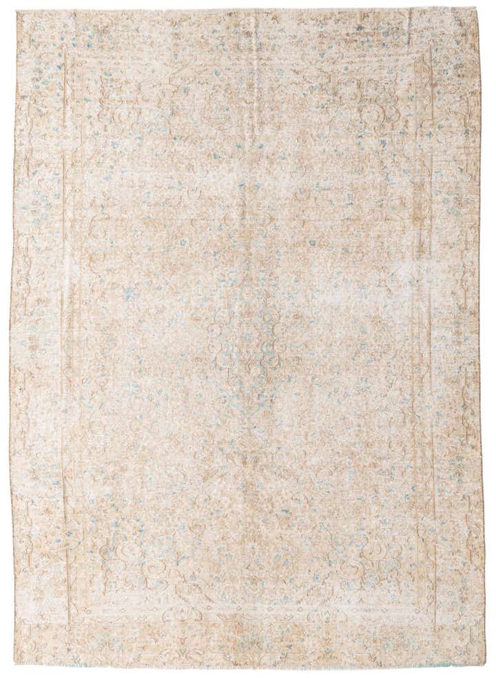 7' 8 x 10' 8 Hand Knotted Ultra Vintage Persian Wool Rug