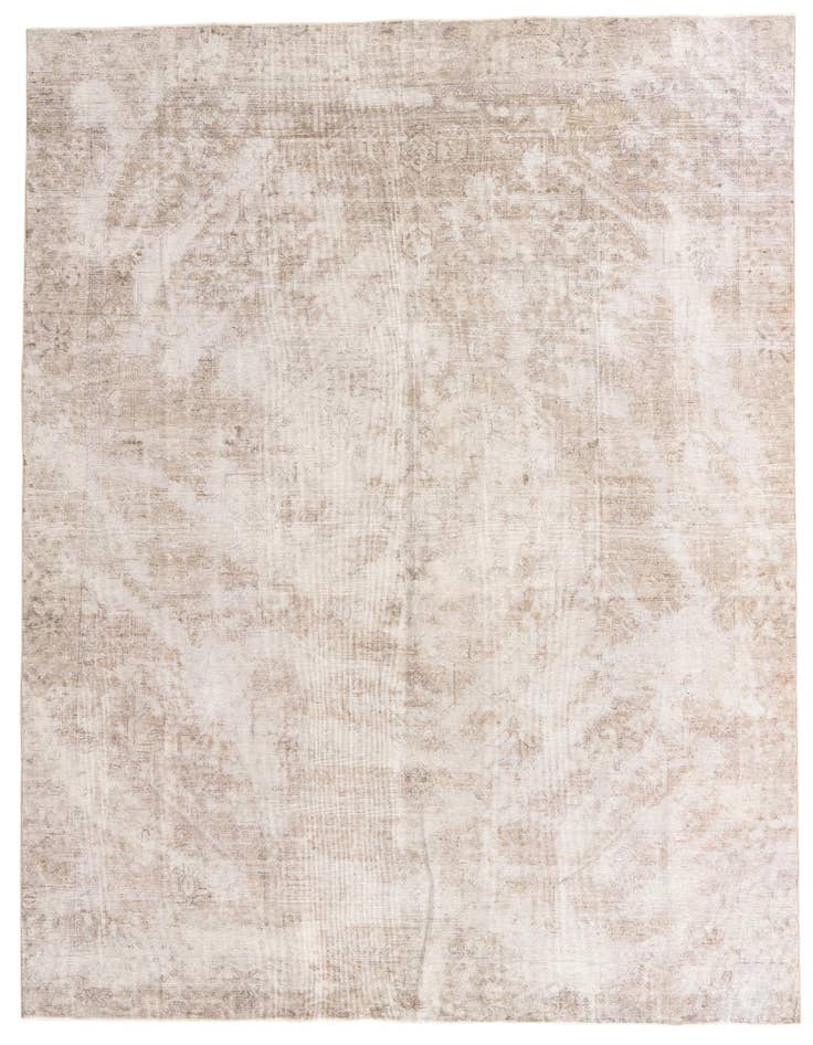 Detail image of 8' 10 x 11' 10 Hand Knotted Ultra Vintage Persian Wool Rug
