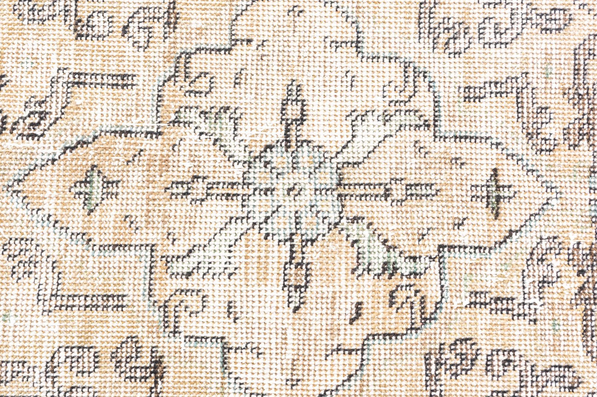 7' 2 x 10' 5 Hand Knotted Ultra Vintage Persian Wool Rug