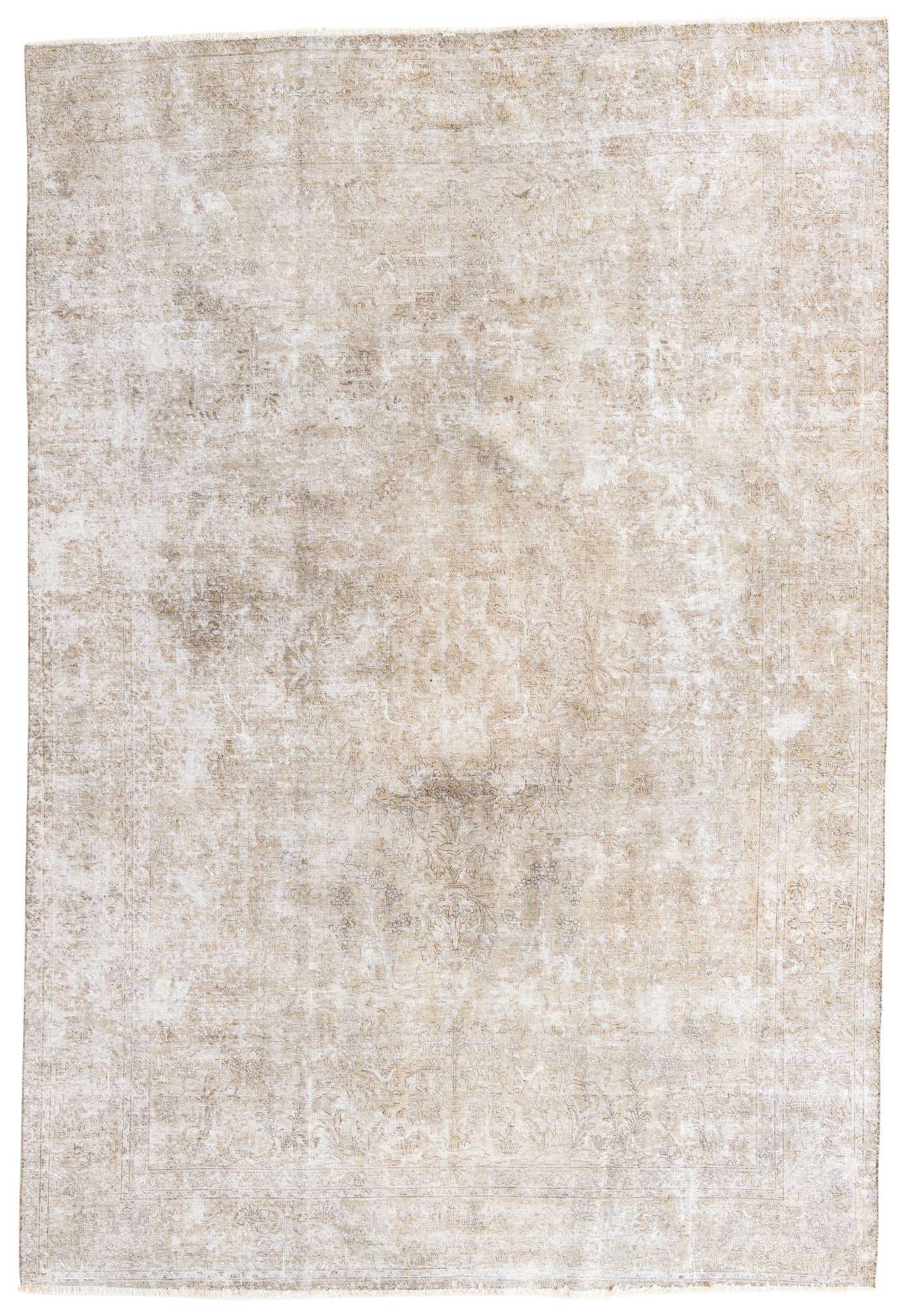 7' 7 x 11' Hand Knotted Ultra Vintage Persian Wool Rug