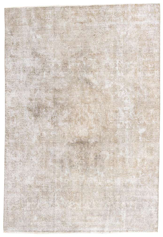 7' 7 x 11' Hand Knotted Ultra Vintage Persian Wool Rug