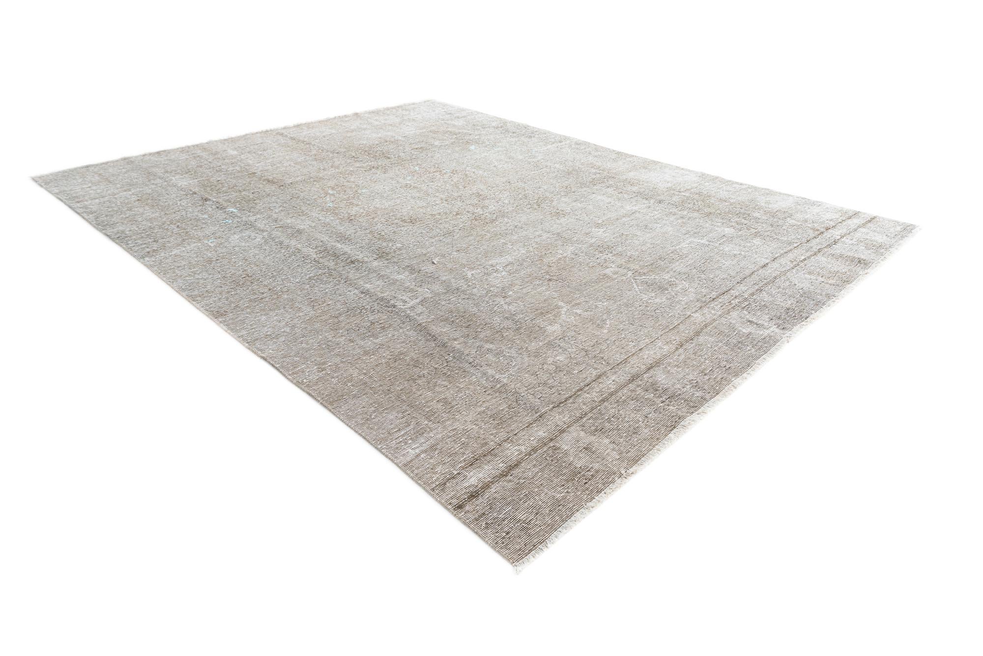 8' 8 x 11' 5 Hand Knotted Ultra Vintage Persian Wool Rug