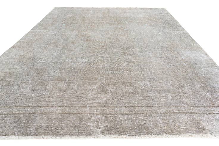 Detail image of 8' 8 x 11' 5 Hand Knotted Ultra Vintage Persian Wool Rug