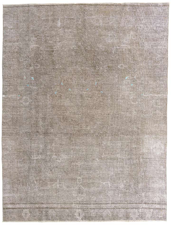 8' 8 x 11' 5 Hand Knotted Ultra Vintage Persian Wool Rug