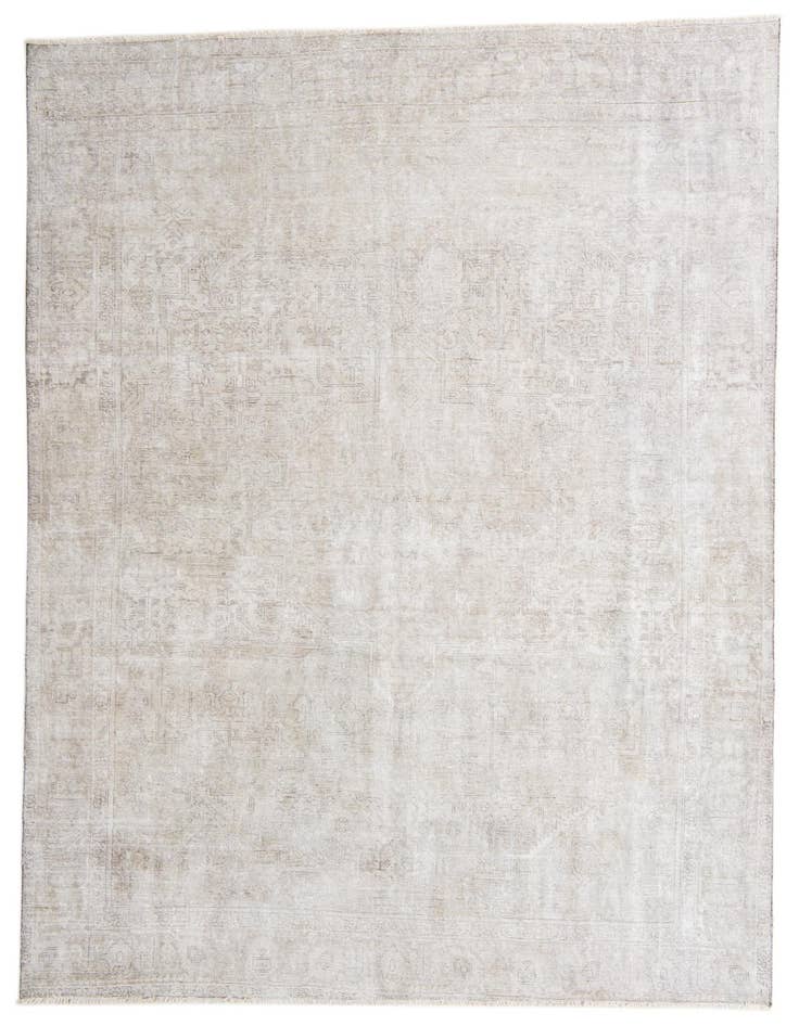 Detail image of 9' 4 x 12' 4 Hand Knotted Ultra Vintage Persian Wool Rug