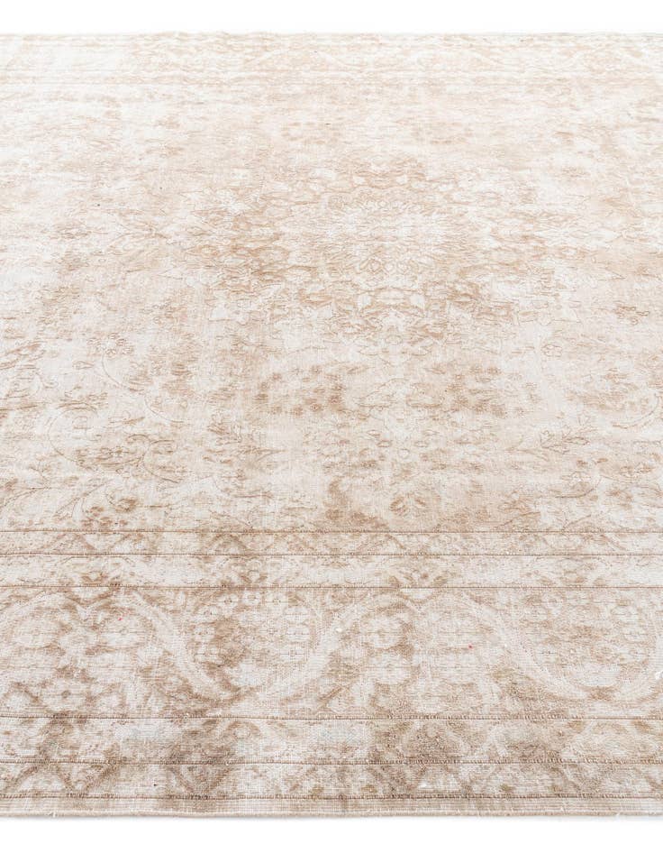 Detail image of 9' 8 x 12' 7  Hand Knotted Ultra Vintage Persian Wool Rug