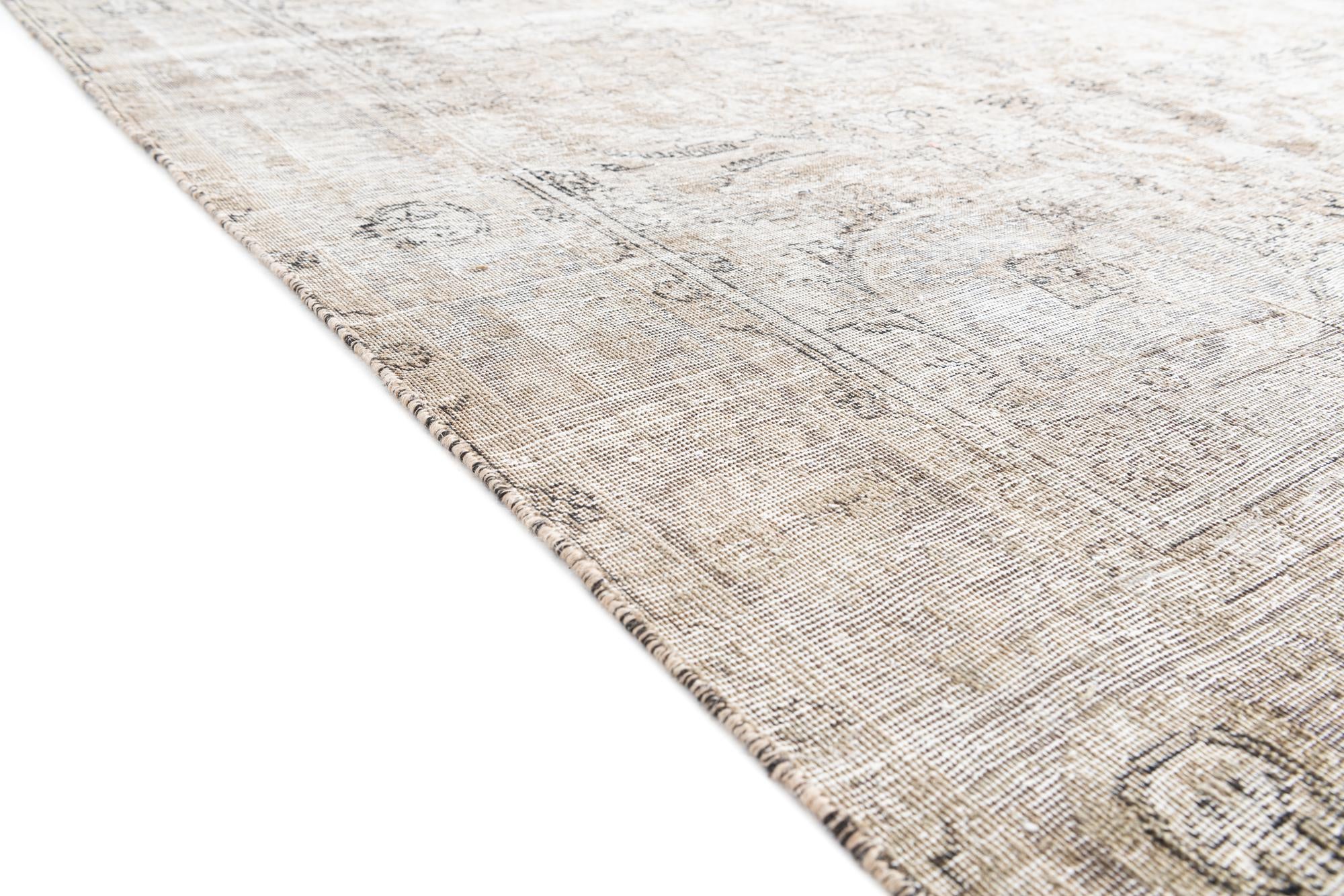 6' 5 x 9' 2 Hand Knotted Ultra Vintage Persian Wool Rug