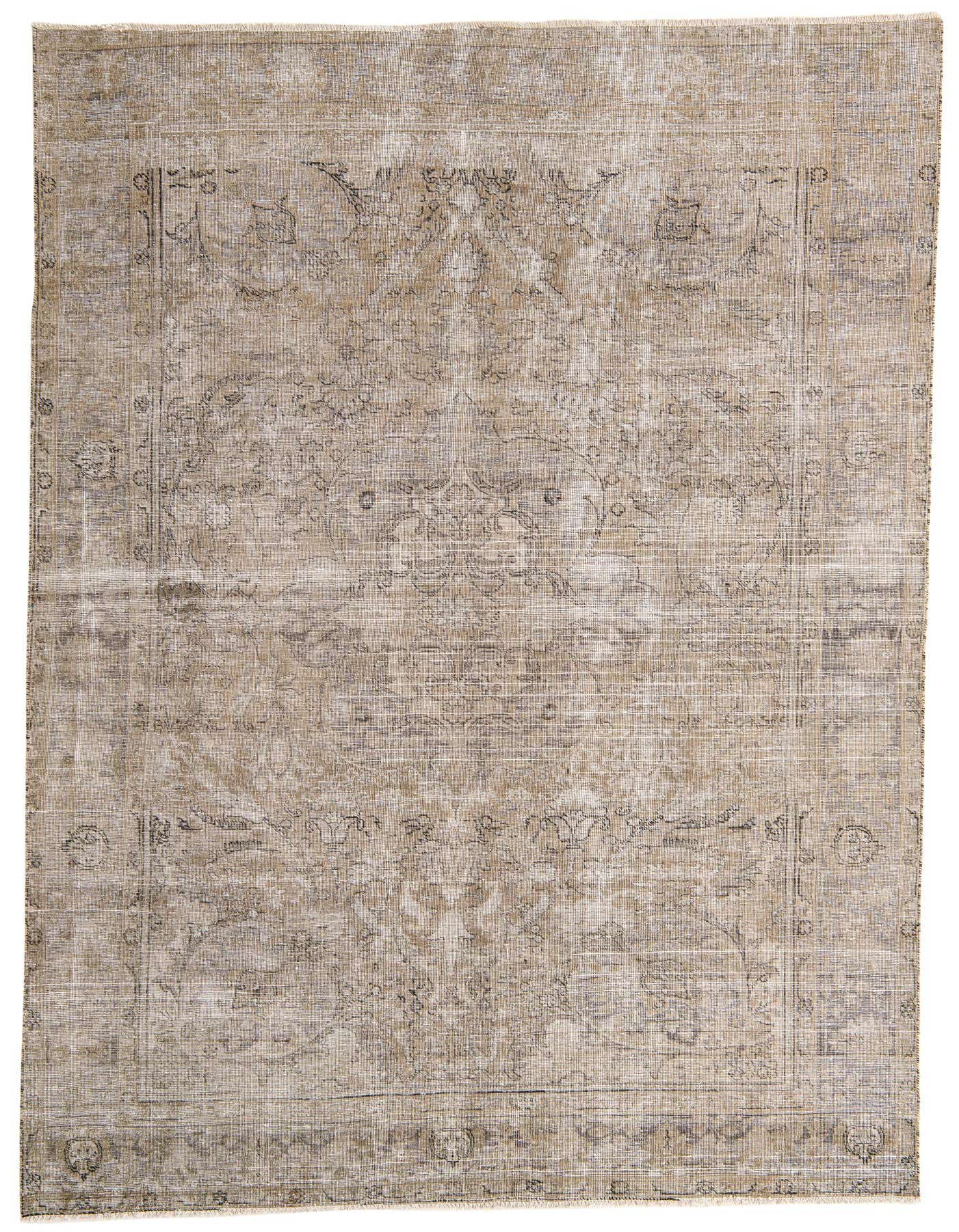 Primary image 6' 5 x 9' 2  Hand Knotted Ultra Vintage Persian Wool Rug