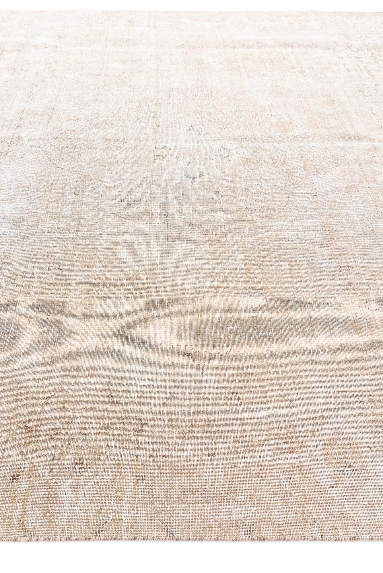9' 7 x 12' 4 Hand Knotted Ultra Vintage Persian Wool Rug