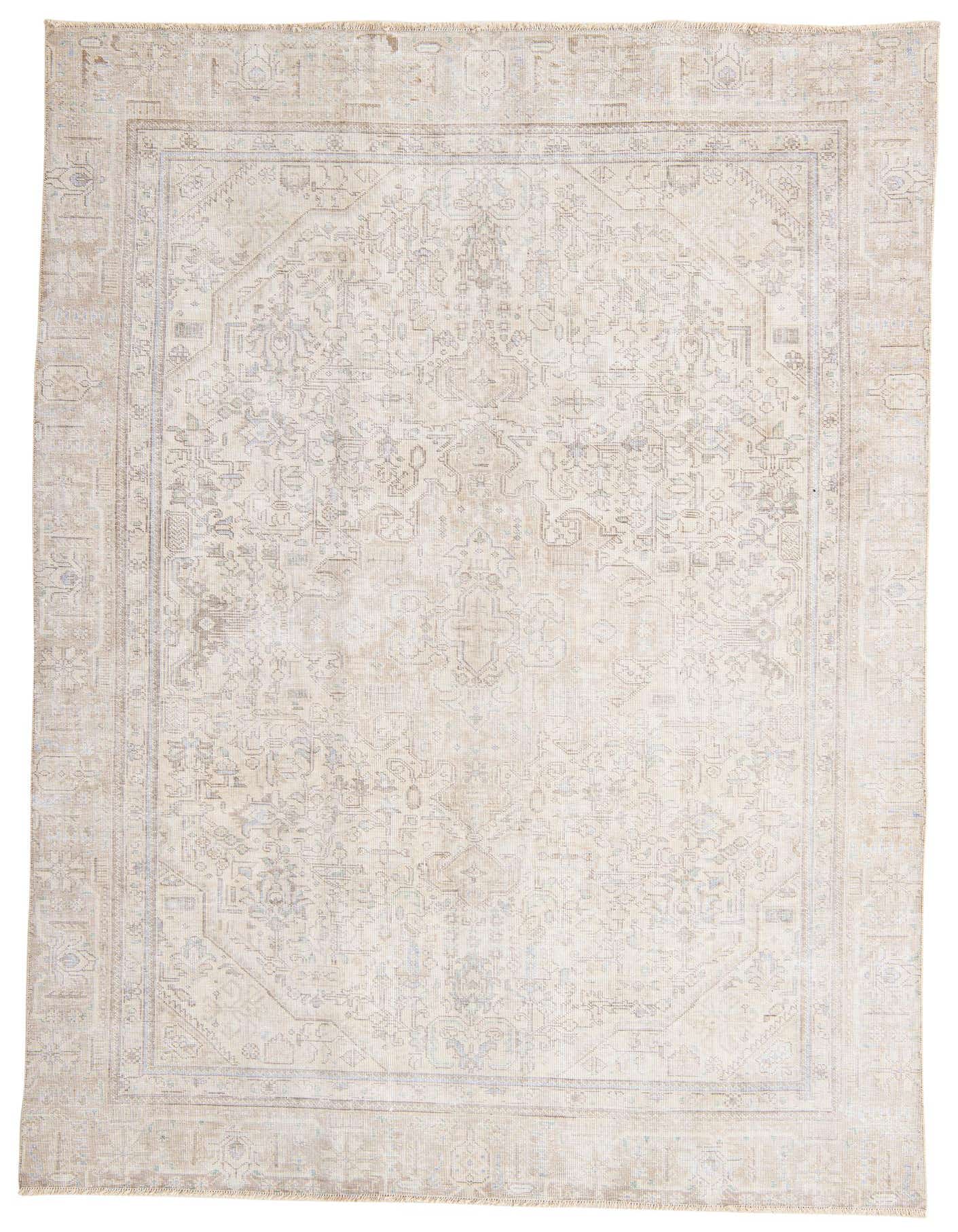 Primary image 7' 4 x 10' 6  Hand Knotted Ultra Vintage Persian Wool Rug