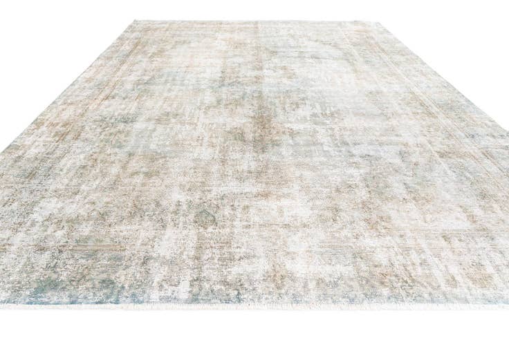 Detail image of 8' 6 x 12' 6 Hand Knotted Ultra Vintage Persian Wool Rug