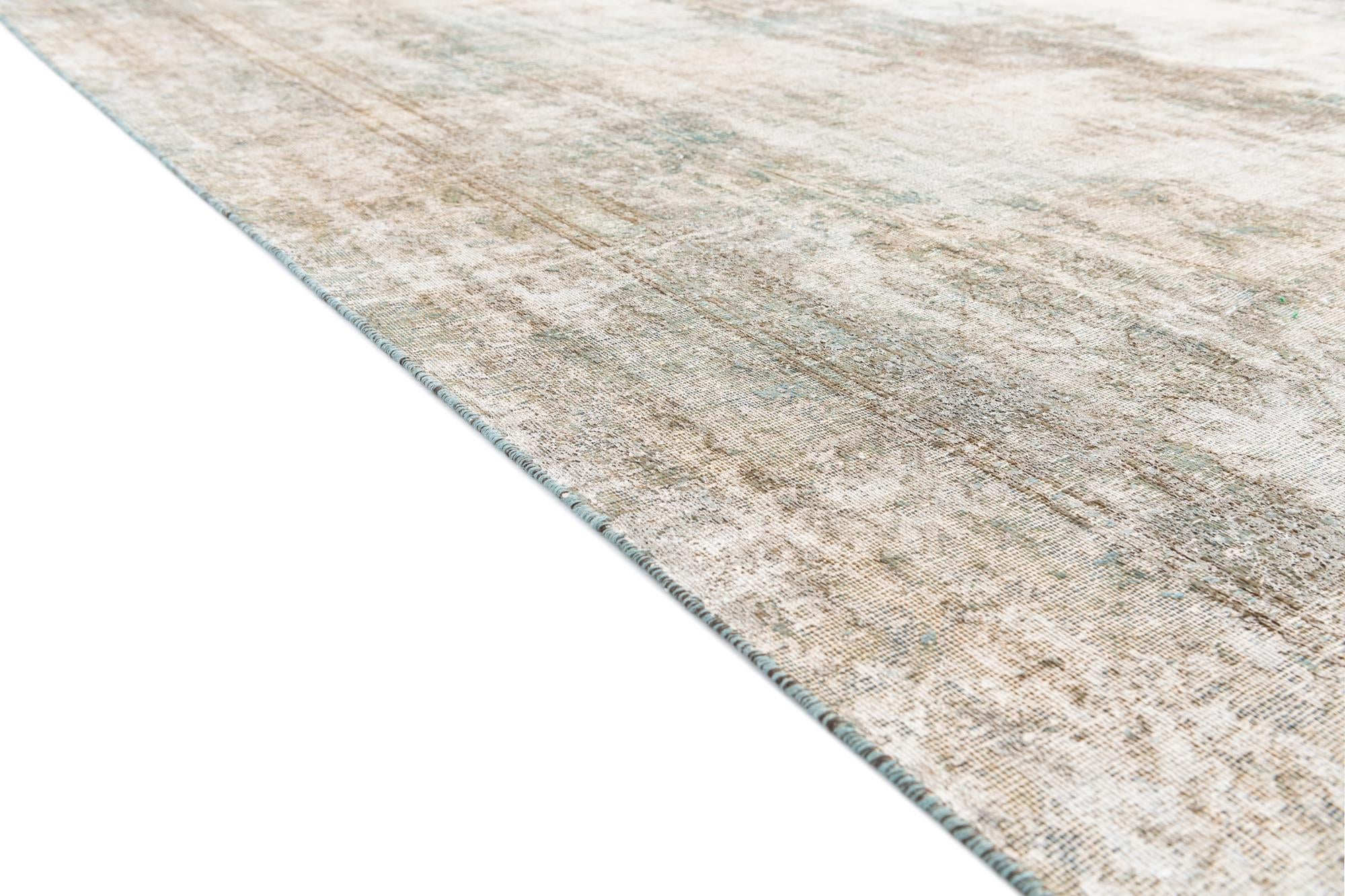 8' 6 x 12' 6 Hand Knotted Ultra Vintage Persian Wool Rug