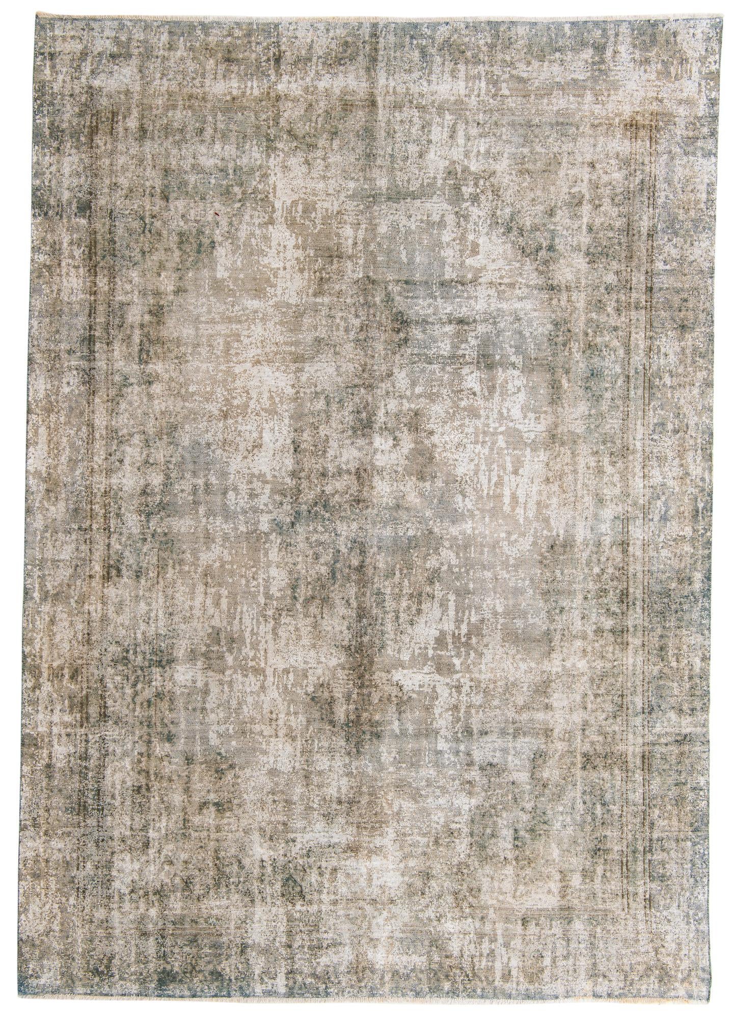 8' 6 x 12' 6 Hand Knotted Ultra Vintage Persian Wool Rug