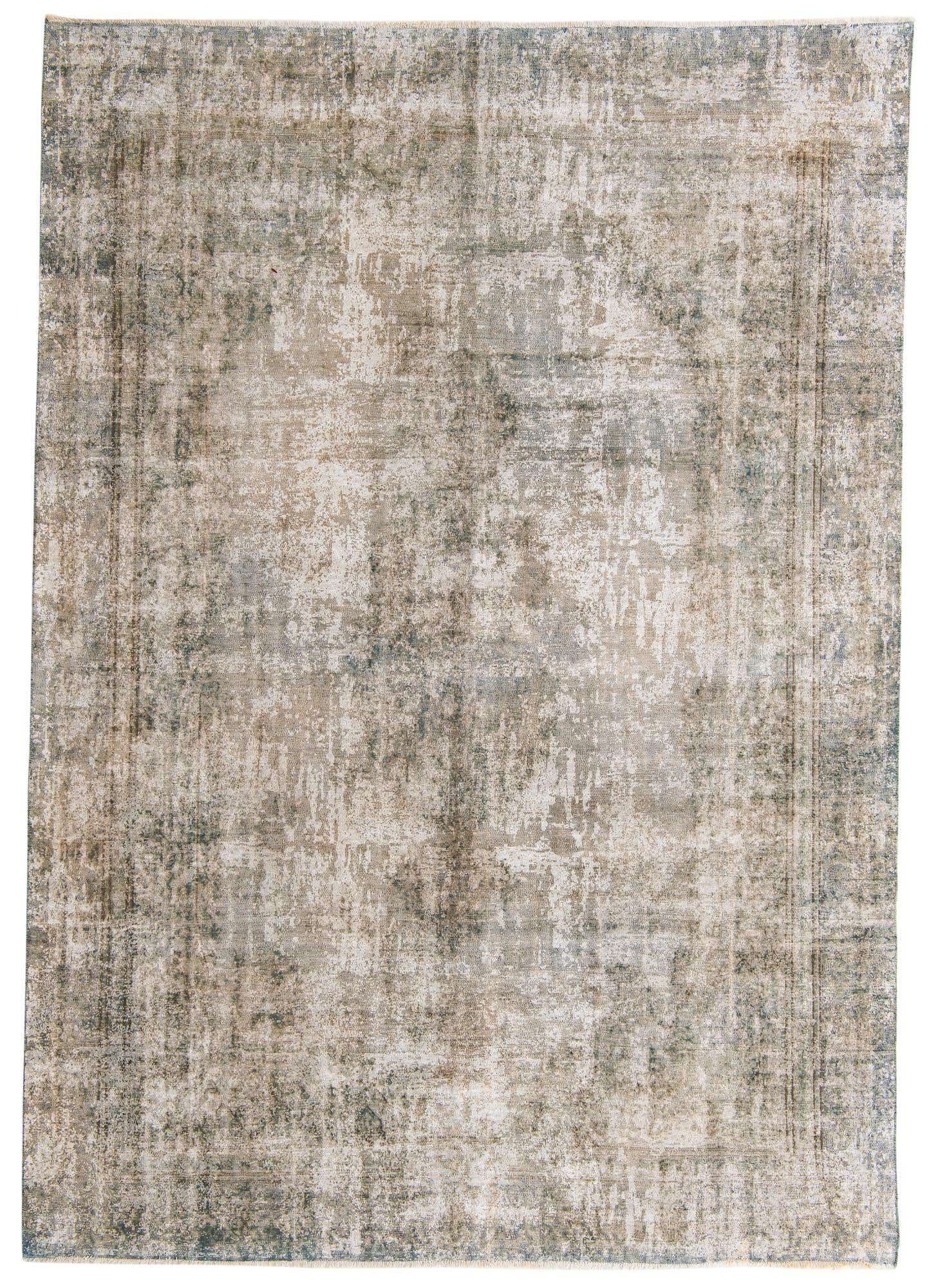 8' 6 x 12' 6 Hand Knotted Ultra Vintage Persian Wool Rug