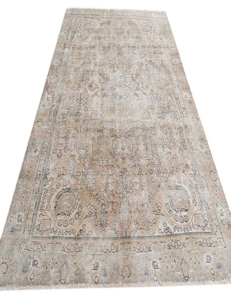 Detail image of 6' x 9'  Hand Knotted Ultra Vintage Persian Wool Rug