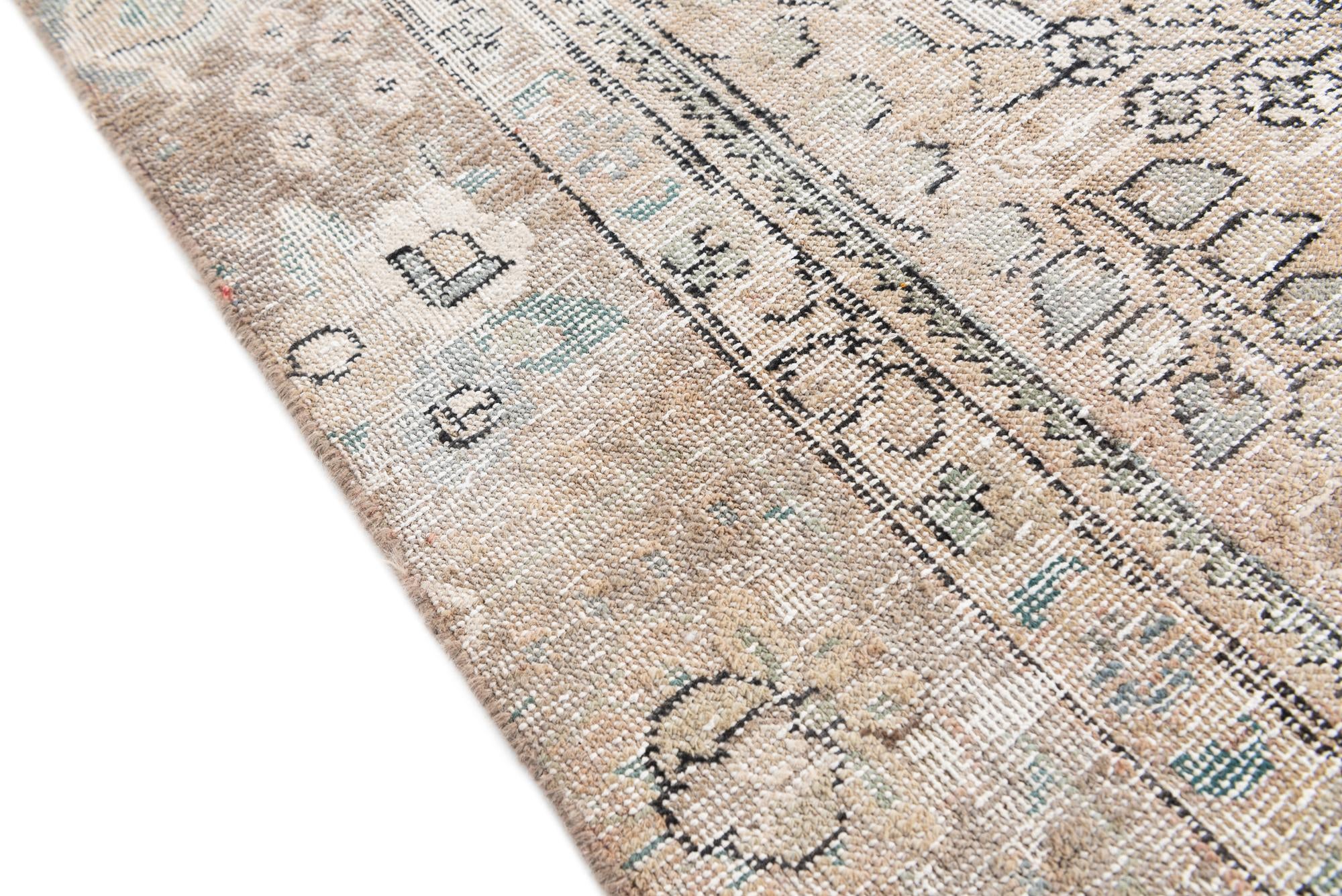 6' x 9' Hand Knotted Ultra Vintage Persian Wool Rug