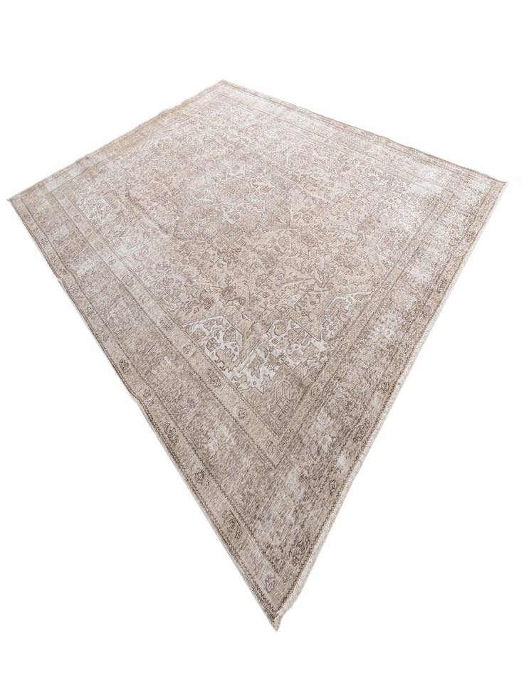 Detail image of 9' 9 x 12' 5  Hand Knotted Ultra Vintage Persian Wool Rug